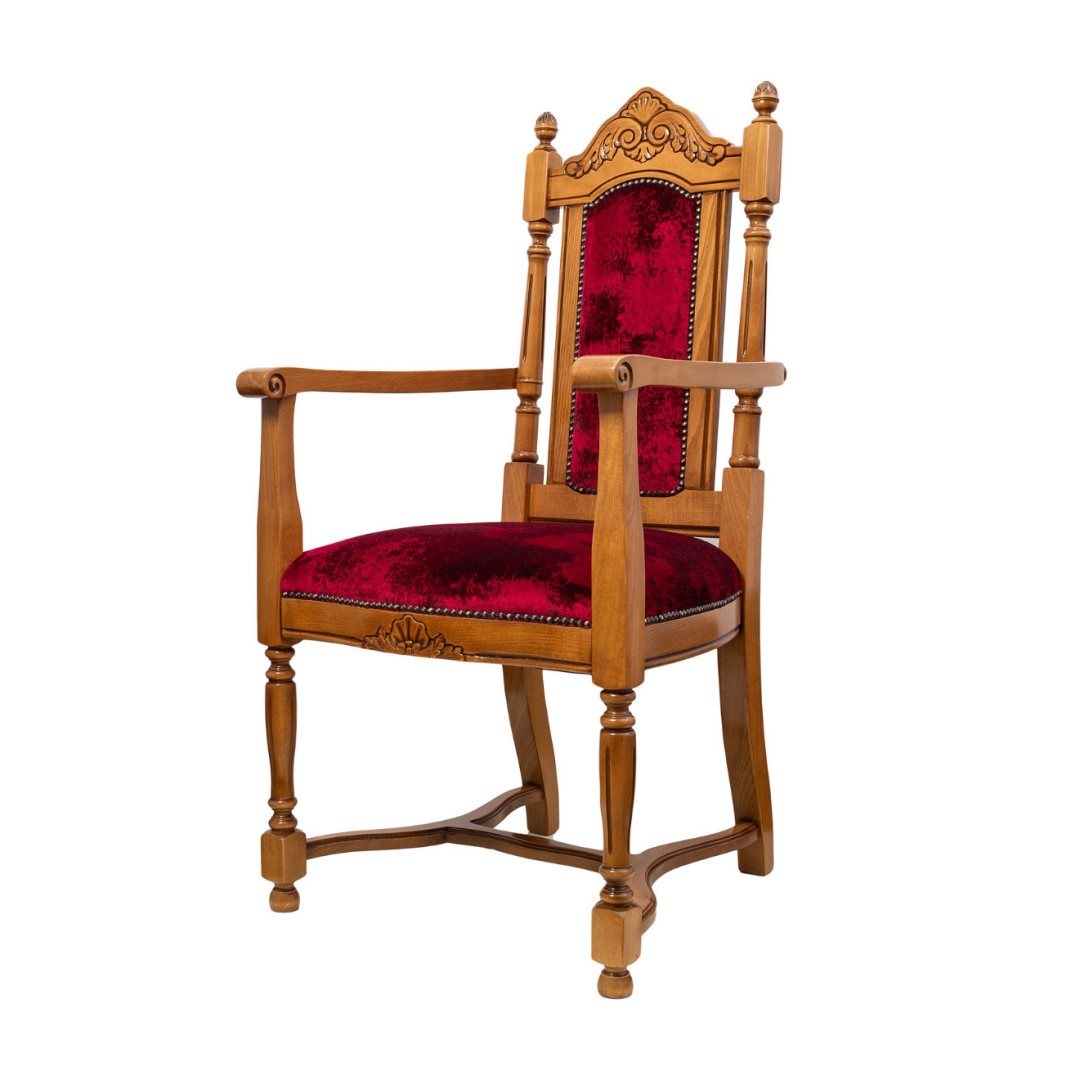 Стілець REGAL із підлокітниками, тканина